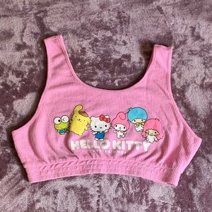 Hello Kitty Cropped Tank Top